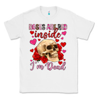 White roses are red inside i m dead Classic Tee - OliviaCreatesArt
