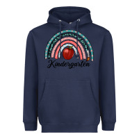 Navy kindergarten rainbow Heavyweight Hoodie - RanaPortraitStore