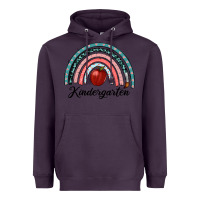 Plum kindergarten rainbow Heavyweight Hoodie - RanaPortraitStore