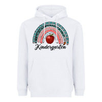 White kindergarten rainbow Heavyweight Hoodie - RanaPortraitStore