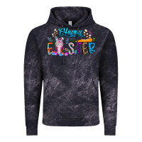 Cloud Black happy easter coffee Vintage Hoodie - CowhideDigitalArt
