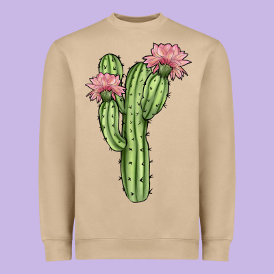 Cactus 4 Heavyweight Sweatshirt Designed By Jahusdesignshop