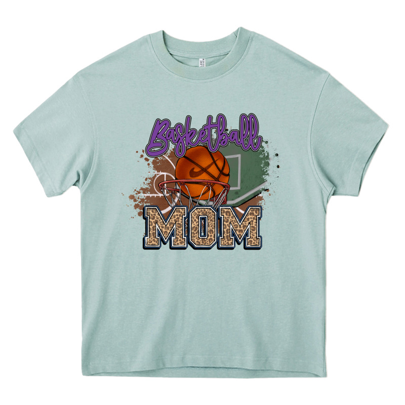 Basketball Mom Heavy Core Tee by HowdyJamesFarm | Teevron