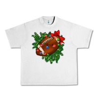 Lunar Rock american football christmas with lights and ribbon Urban Heavy Tee - FaDigitalArtStudio