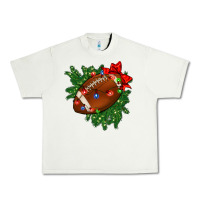 Pistachio american football christmas with lights and ribbon Urban Heavy Tee - FaDigitalArtStudio