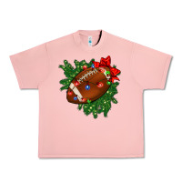 Salmon american football christmas with lights and ribbon Urban Heavy Tee - FaDigitalArtStudio