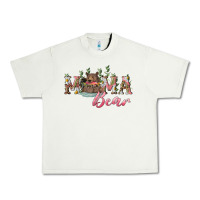 Pistachio mama bear with daisy Urban Heavy Tee - RanaPortraitStore