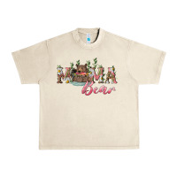 Sandshell mama bear with daisy Urban Heavy Tee - RanaPortraitStore