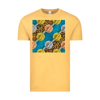 Vintage Mustard american football medal with leopard Vintage Tee - BundleAndBundleShop