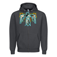 Smoke thuhderbird Zipper Hoodie - JahusDesignShop