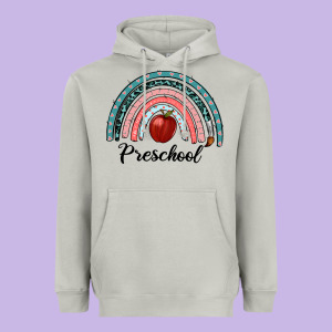 Preschool Rainbow Heavyweight Hoodie Designed By Ranaportraitstore