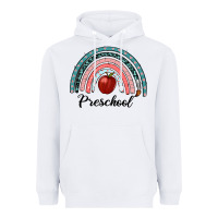 White preschool rainbow Heavyweight Hoodie - RanaPortraitStore