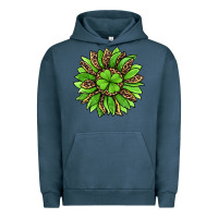 Pigment Midnight Navy lucky leopard st patricks sunflower Urban Hoodie - Jasminsmagicworld