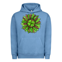 Pigment Pebble Blue lucky leopard st patricks sunflower Urban Hoodie - Jasminsmagicworld