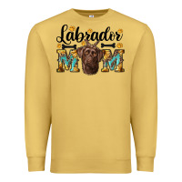 Antique Gold western labrador mom Premium Sweatshirt - RanaPortraitStore