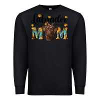 Black western labrador mom Premium Sweatshirt - RanaPortraitStore