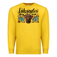 Lemon western labrador mom Premium Sweatshirt - RanaPortraitStore