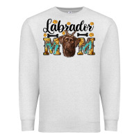 Oatmeal Heather western labrador mom Premium Sweatshirt - RanaPortraitStore