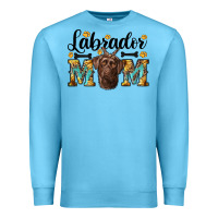 Ocean Blue western labrador mom Premium Sweatshirt - RanaPortraitStore