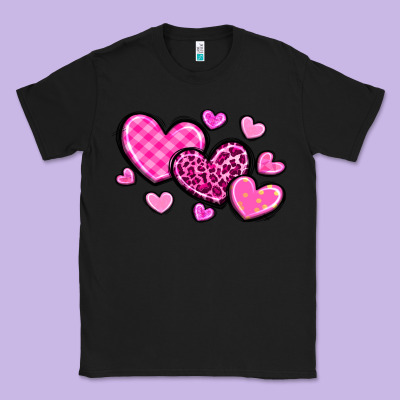 Love Hearts Classic Tee Designed By Oliviacreatesart