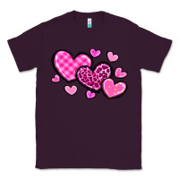 Plum love hearts Classic Tee - OliviaCreatesArt