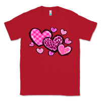 Red love hearts Classic Tee - OliviaCreatesArt