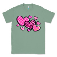 Sage love hearts Classic Tee - OliviaCreatesArt