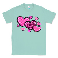 Seafoam love hearts Classic Tee - OliviaCreatesArt