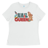 White nail queen bbs Ladies Tee - BundleAndBundleShop