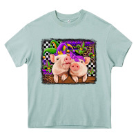 Arona mardi gras western leopard pigs Heavy Core Tee - Jasminsmagicworld