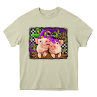Mossy mardi gras western leopard pigs Heavy Core Tee - Jasminsmagicworld