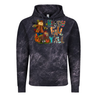 Cloud Black happy fall y all Vintage Hoodie - CowhideDigitalArt