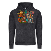 Vintage Black happy fall y all Vintage Hoodie - CowhideDigitalArt