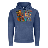 Vintage Denim happy fall y all Vintage Hoodie - CowhideDigitalArt