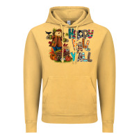 Vintage Mustard happy fall y all Vintage Hoodie - CowhideDigitalArt