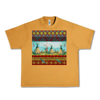 Peanut Butter teepe tent dreamcatcher totem pole seamless patter Urban Heavy Tee - FaDigitalArtStudio
