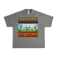 Tornado teepe tent dreamcatcher totem pole seamless patter Urban Heavy Tee - FaDigitalArtStudio