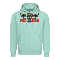 Seafoam thunderbird free bird Zipper Hoodie - JahusDesignShop