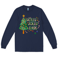 Navy Jolly Jolly Babe Long Sleeve Tee - CowhideDigitalArt