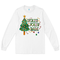 White Jolly Jolly Babe Long Sleeve Tee - CowhideDigitalArt