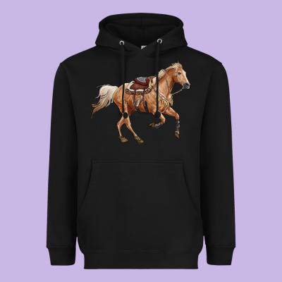 Horse Body Heavyweight Hoodie Designed By Ranaportraitstore