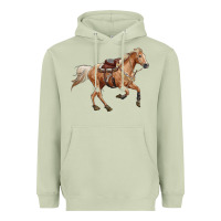 Matcha horse body Heavyweight Hoodie - RanaPortraitStore