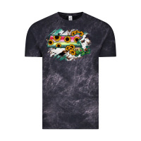 Cloud Black Massachusetts State Map Vintage Tee - RanaPortraitStore