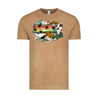 Vintage Camel Massachusetts State Map Vintage Tee - RanaPortraitStore