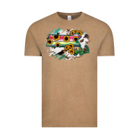 Vintage Coffee Massachusetts State Map Vintage Tee - RanaPortraitStore
