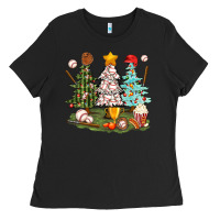 Black baseball trees bbs Ladies Tee - BundleAndBundleShop