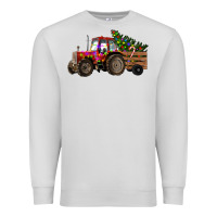 Dove Grey christmas farm Premium Sweatshirt - RanaPortraitStore