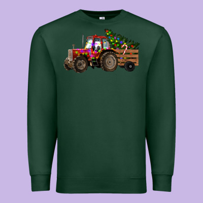 Christmas Farm Premium Sweatshirt Designed By Ranaportraitstore