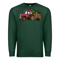 Sports Green christmas farm Premium Sweatshirt - RanaPortraitStore