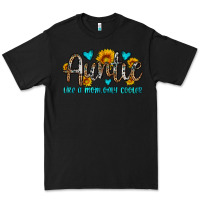 Black auntie like a mom only cooler Premium Tee - OliviaCreatesArt